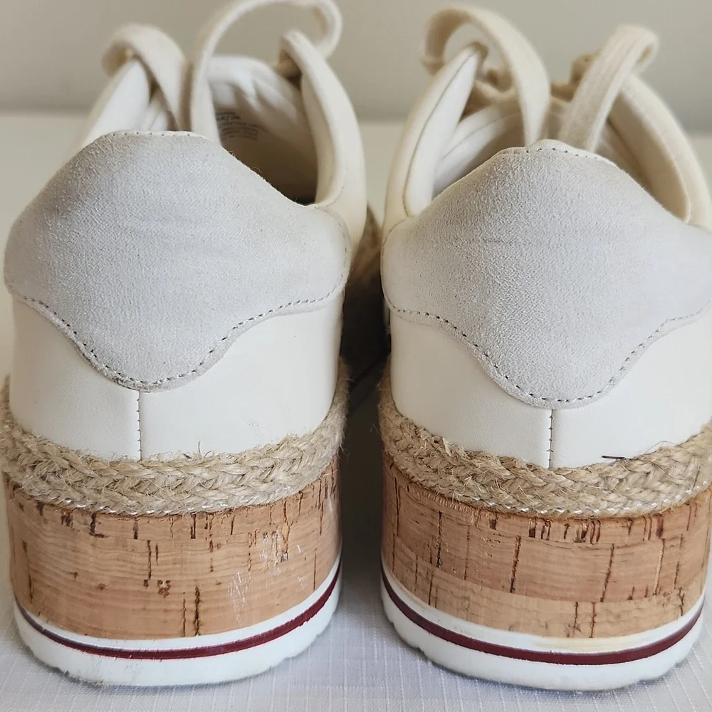 Jennifer Lopez JLO Laurn Cork Platform Sneakers. Size 7.5 - Picture 6 of 9